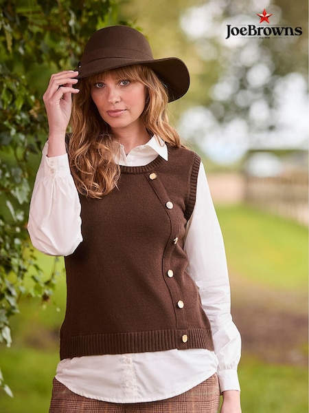 Joe Browns 2-in-1 Sweater Vest Shirt Jumper (AD9003) | 250 LEI