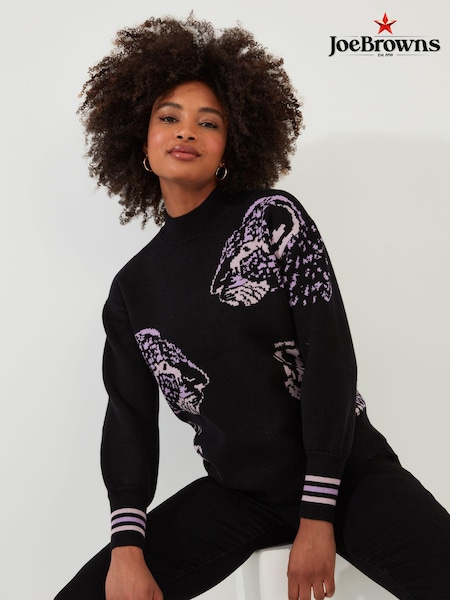 Joe Browns Relaxed Fit Leopard Drop Shoulder Jumper (AD9015) | 229 LEI