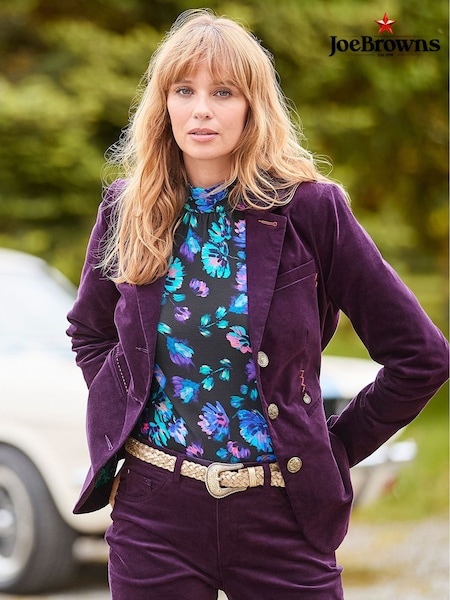 Joe Browns Stitch Detail Moleskin Velvet Jacket (AD9105) | 417 LEI