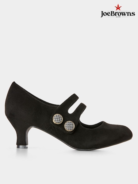 Joe Browns Double Strap Dogtooth Button Mary Jane Shoes (AD9107) | 43 €