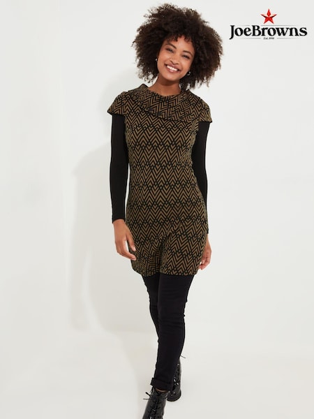 Joe Browns Oversized Collar Geometric Layered Tunic Top (AD9109) | 42 €