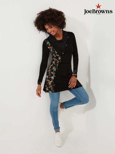Joe Browns Textured Cowl Neck Jersey Tunic Top (AD9157) | 229 LEI