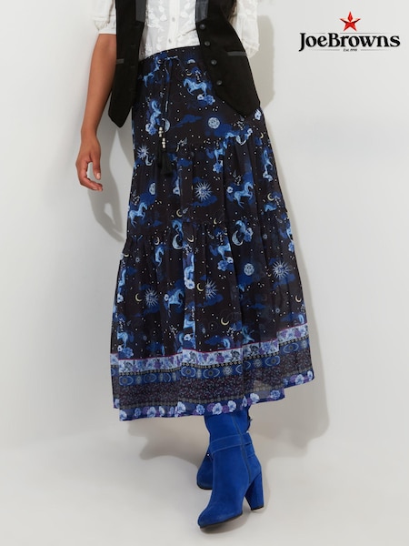 Joe Browns Vintage Celestial Printed Layered Maxi Skirt (AD9177) | 271 LEI