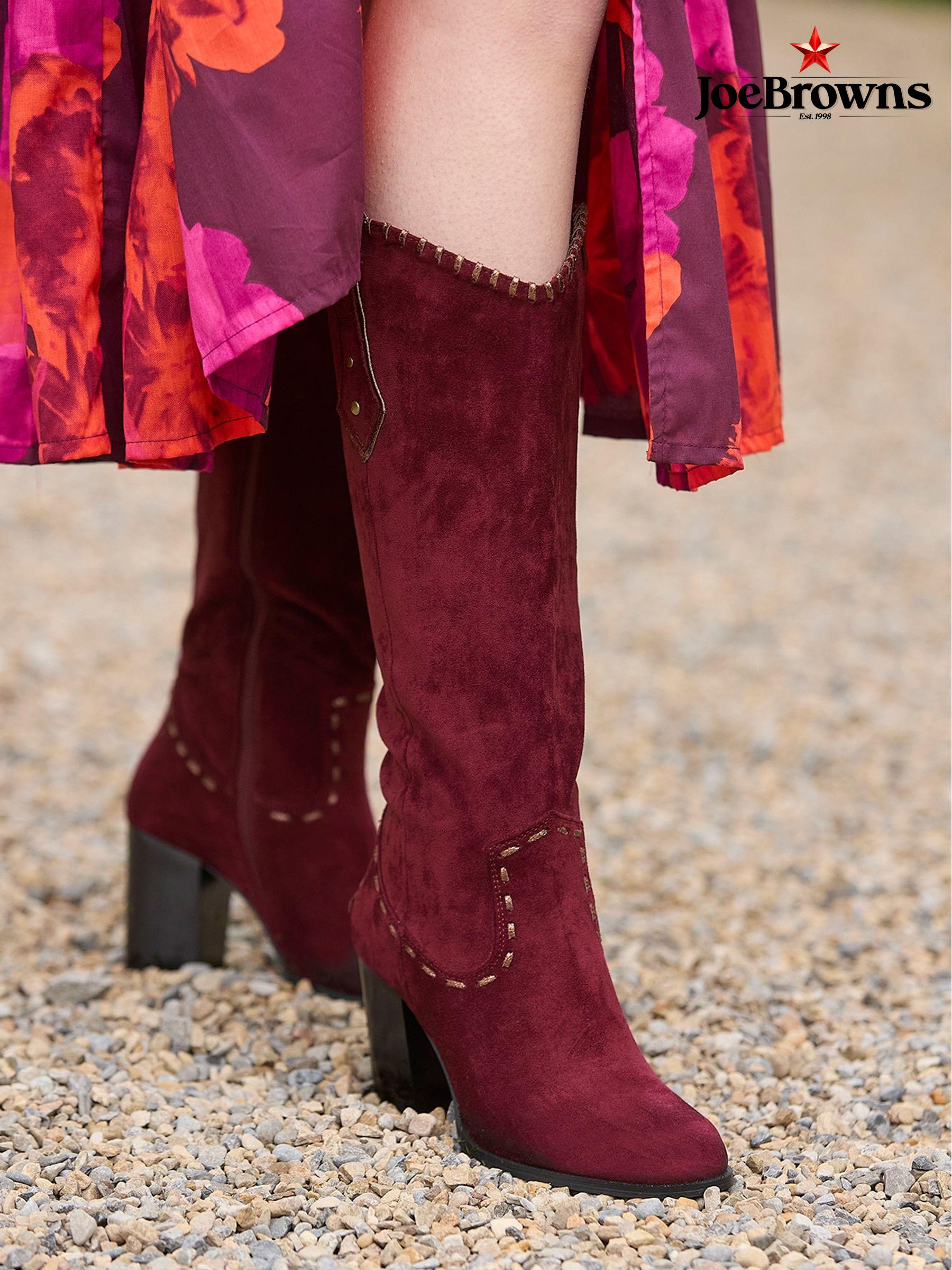 Women s Boots Red Knee High Footwear Next Oman