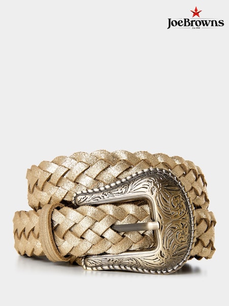 Joe Browns Plaited Metallic Suede Belt (AD9267) | 57 €