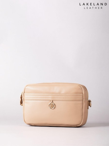 Lakeland Leather Taupe Cartmel Boxy Cross-Body Bag (AD9337) | € 94