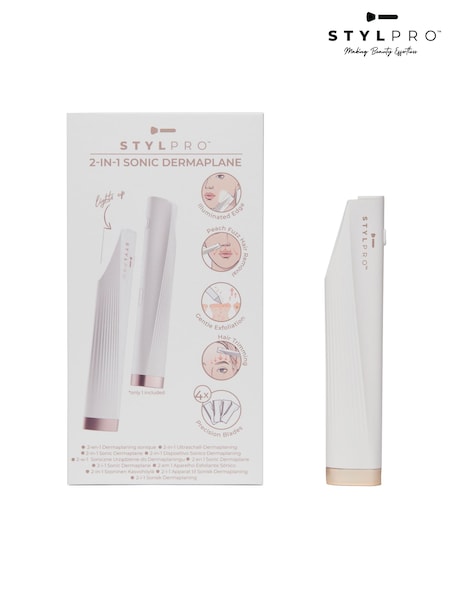Stylpro 2in1 Light Up Sonic Dermaplane Facial Razor (AE1046) | €47