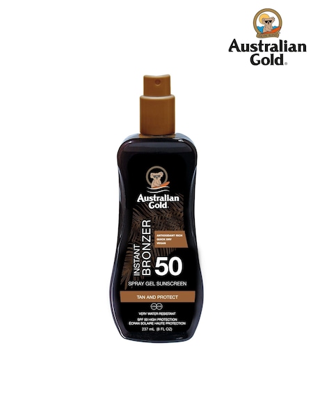 Australian Gold SPF 50 Instant Bronzer Spray Gel Suncream 237ml (AE2414) | €23