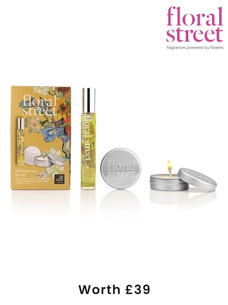 Floral Street Sunflower Pop Trio Set (Worth Value £39) (AE2822) | €40