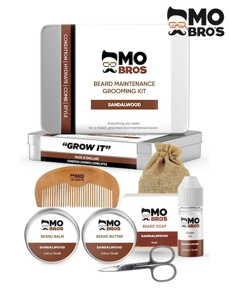 Mo Bros XL Beard Care Kit Sandalwood Gift Set (AE3425) | €34