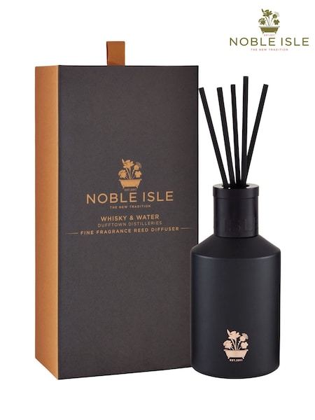 Noble Isle Whisky & Water Scented Reed Diffuser - Dufftown Distilleries -  Spicy And Warm Fragrance (AE3727) | €68