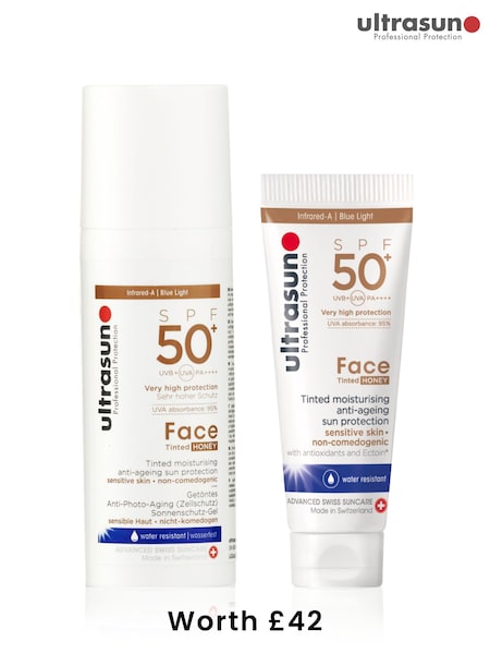 Ultrasun Face SPF 50 Honey Home & Away Duo Sun Cream (worth £42) (AE3849) | €45