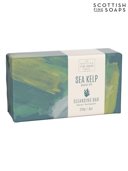 Scottish Fine Soaps Marine Spa Sea Kelp Cleansing Bar 220g (AE3888) | €12