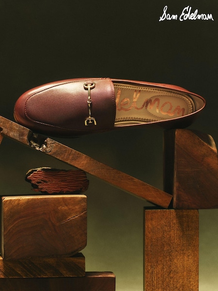 بني تيرازو - Sam Edelman Loraine Leather Bit Loafers (AE3999) | ‏903 د.إ.‏