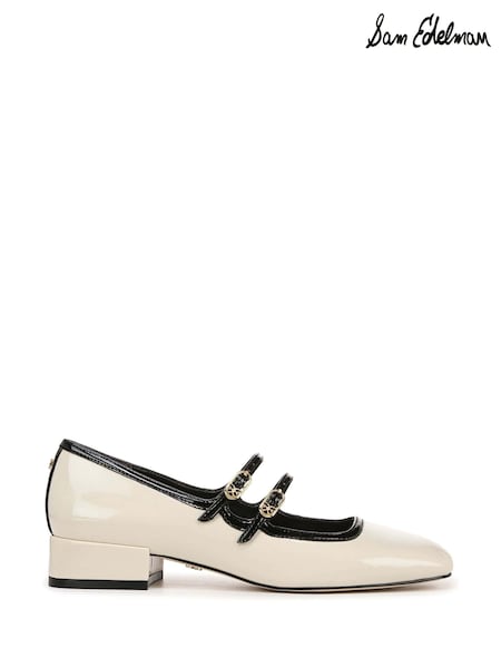 Кремовый - туфли на каблуке Sam Edelman Juliet Mary Jane (AE4039) | €109