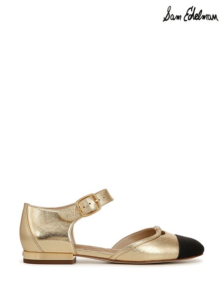 זהב - Sam Edelman Rylie Mary Jane Shoes (AE4044) | ‏830‏₪