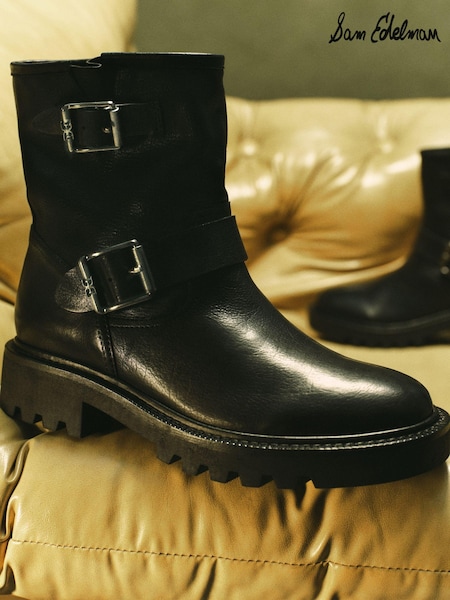Sam Edelman Kinsley Biker Ankle Boots (AE4056) | AED582