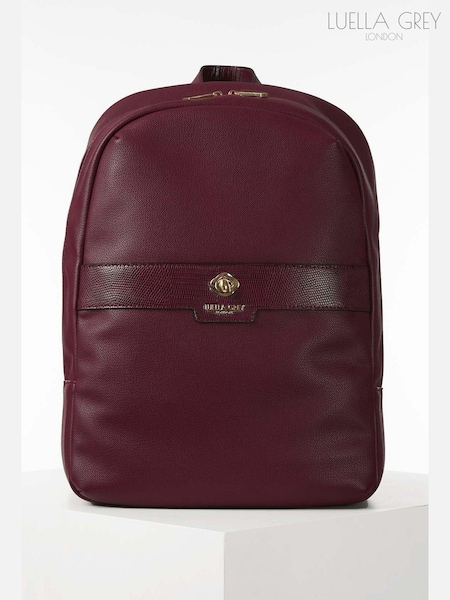 Luella Grey Purple Lula Laptop Work Backpack (AE4124) | €84
