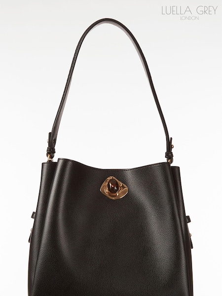 Luella Grey Henri Winter Hobo Tote Black Bag (AE4126) | €146