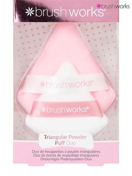 Brush Works Triangular Powder Puff Duo (AE5168) | €8