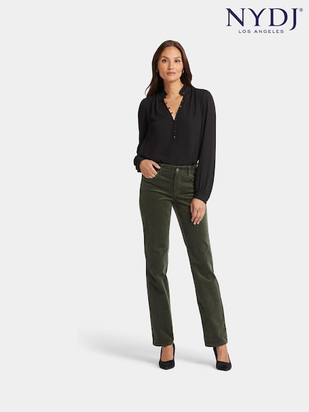 Grün - NYDJ Marilyn Cordhose mit geradem Bein (AE5575) | 107 €