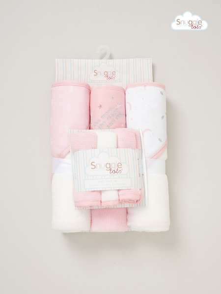 Snuggle Tots Hooded Towels and Wash Cloths 3 Pack (AE5606) | AED128