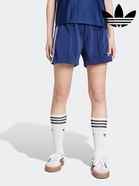 adidas Originals Dark Blue Firebird Shorts (AE5754) | ₪176
