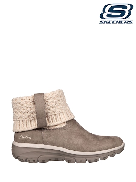Skechers Brown Easy Going Cosy Weather Boots (AE5985) | LEI 514