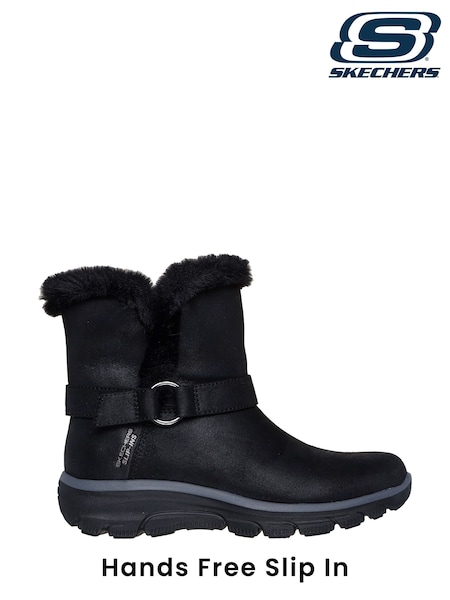 Skechers Black Easy Going Dreamers Slip In  Ankle Boots (AE5991) | LEI 663