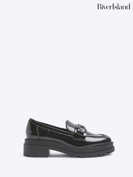 River Island Black Chunky Loafers (AE6041) | 2,283 UAH