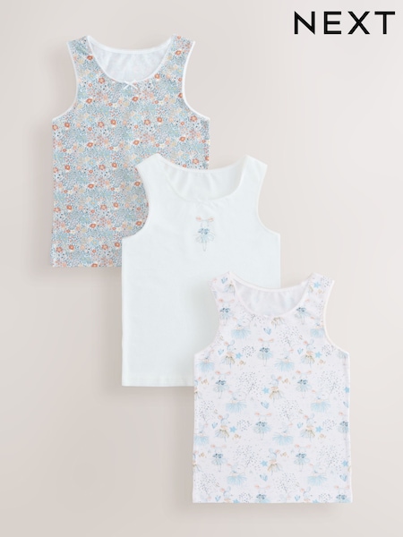 Rózsaszínű egér - Printed Vests 3 Pack (1.5-16yrs) (AE6192) | 4 790 Ft - 5 980 Ft