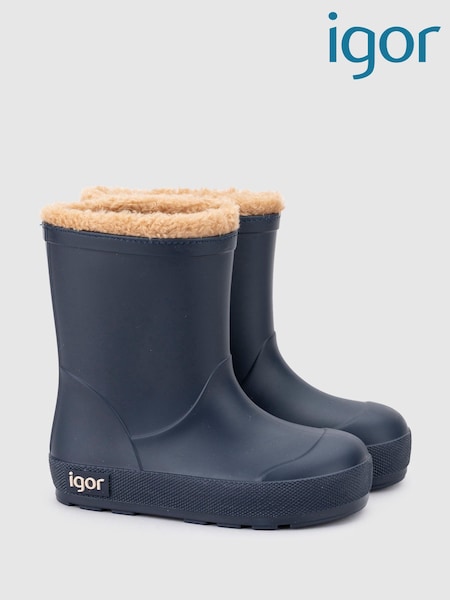 Igor Yogi Faux Fur Warm Lined Wellies (AE6207) | €42