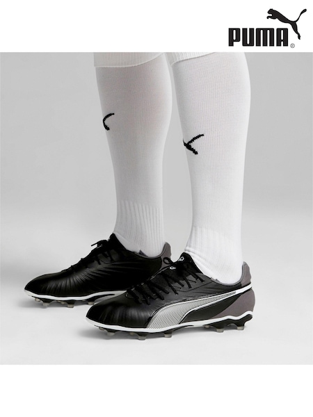 Puma Black Mens KING MATCH FG/AG Football Boots (AE6255) | €46