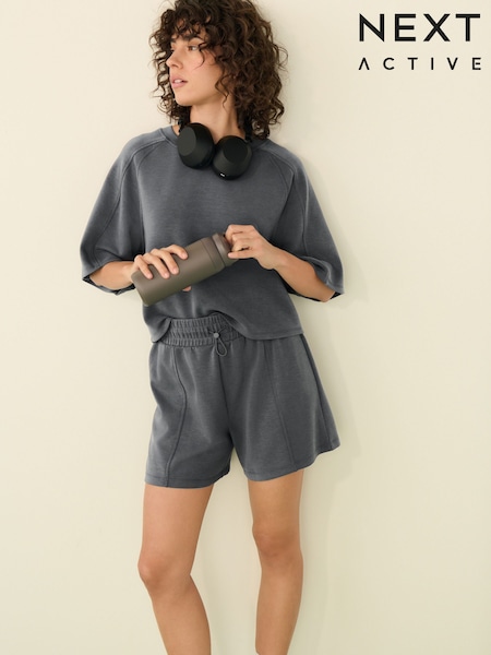 Charcoal Grey Active Modal Soft Touch Shorts (AE6285) | €33