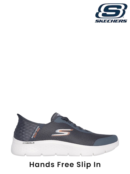 Gris - Skechers Go Walk Flex Hands Up Slip In Trainers (AE6357) | 105 €