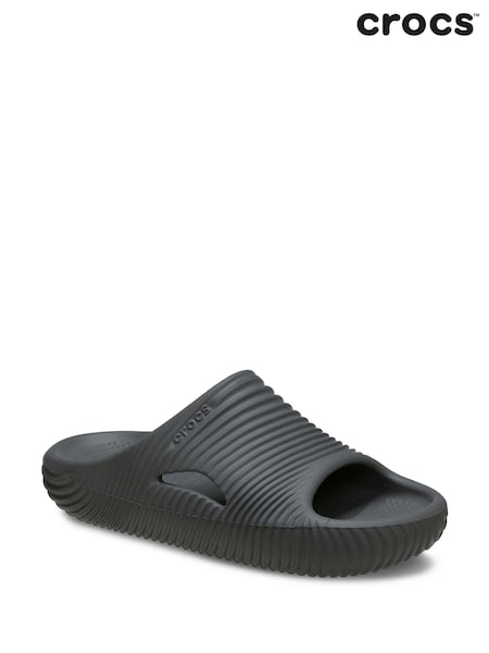 Crocs Grey Mellow Tide Recovery Slides (AE6364) | AED291