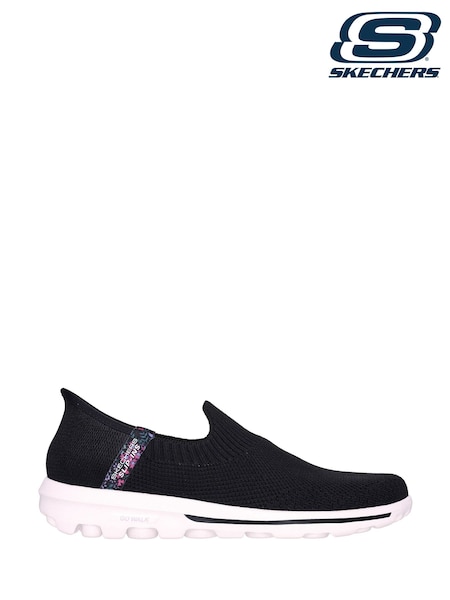Skechers Black Go Walk Travel Tahiti Sunset Shoes (AE6383) | €105