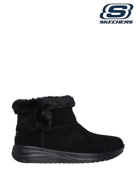 Skechers Black Standard Fit On The GO Stellar Cozy Step Shoes (AE6406) | €113