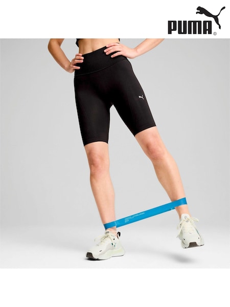 Negru - Puma Womens Shapeluxe Talie înaltă Biker Shorts (AE6428) | 208 LEI