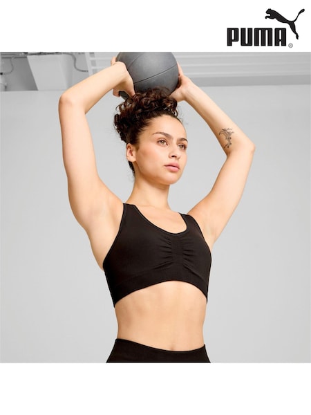 Negru - Puma Womens 4Keeps Shapeluxe Bra (AE6460) | 175 LEI