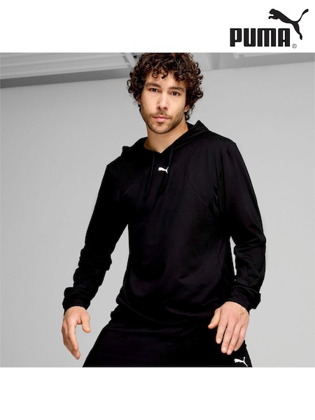 Puma Black Mens Cloudspun Hoodie (AE6481) | AED174
