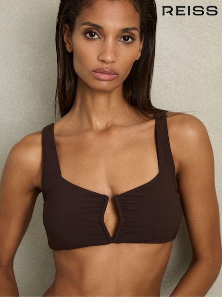 Reiss Alba V-Front Bikini Top (AE6499) | €107