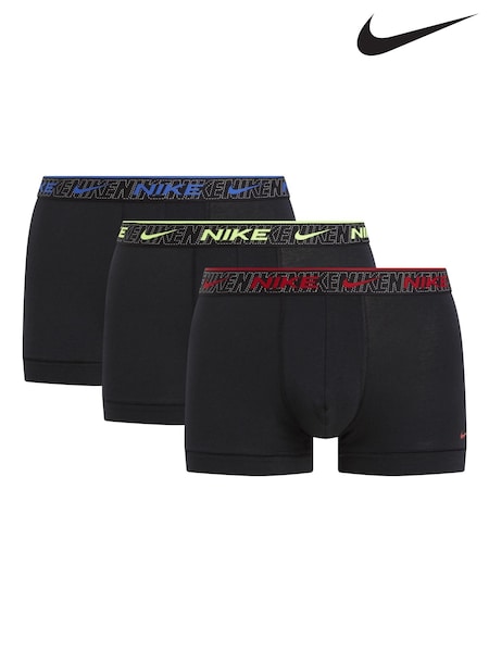 Nike Black/Red Black/Red Everyday Cotton Stretch Boxers 3 Pack (AE6528) | €49