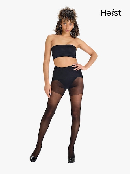 Schwarz - Heist The Fifteen Contour Shaping-Strumpfhose, Schwarz (AE6531) | 32 €