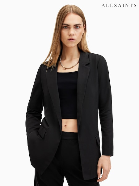 AllSaints Black Aleida Tri Blazer (AE6549) | ₪850