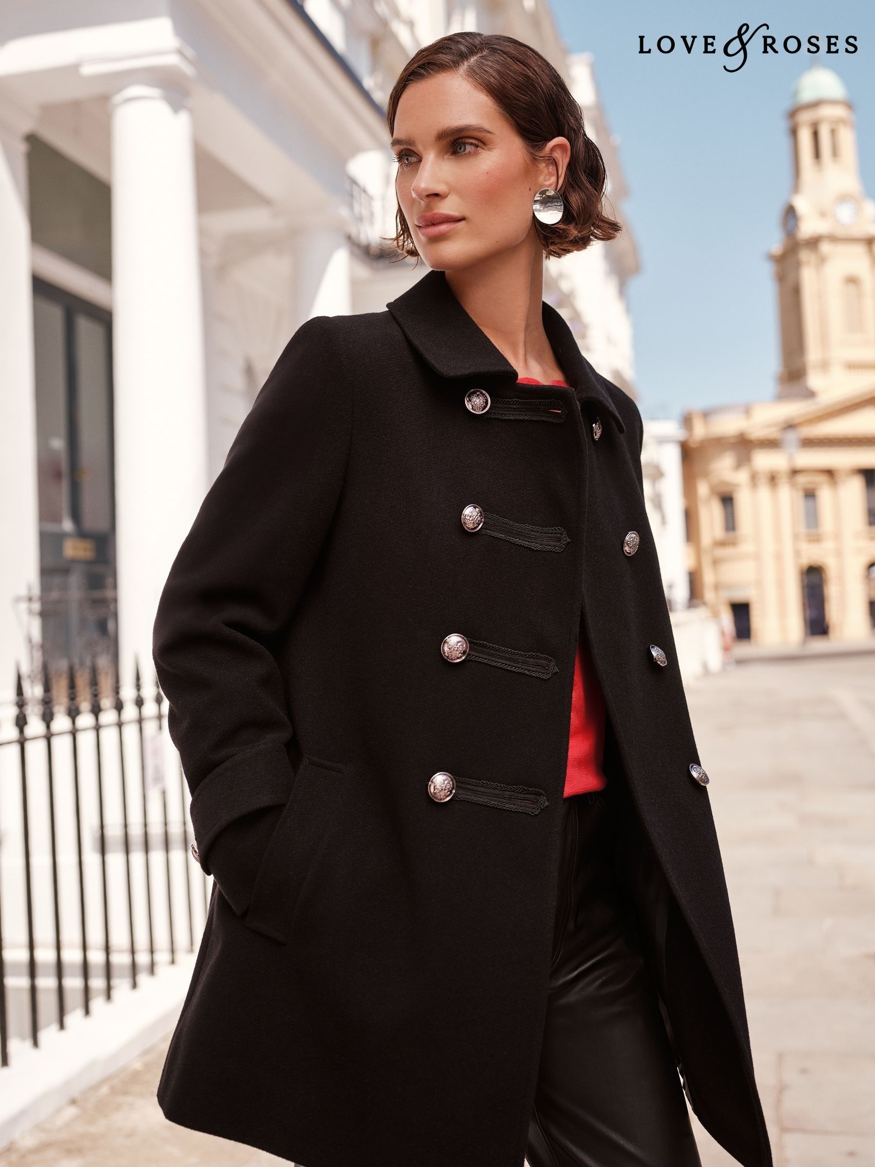 Women s Coats Petite Black Smart Casual Coatsandjackets Next Luxembourg