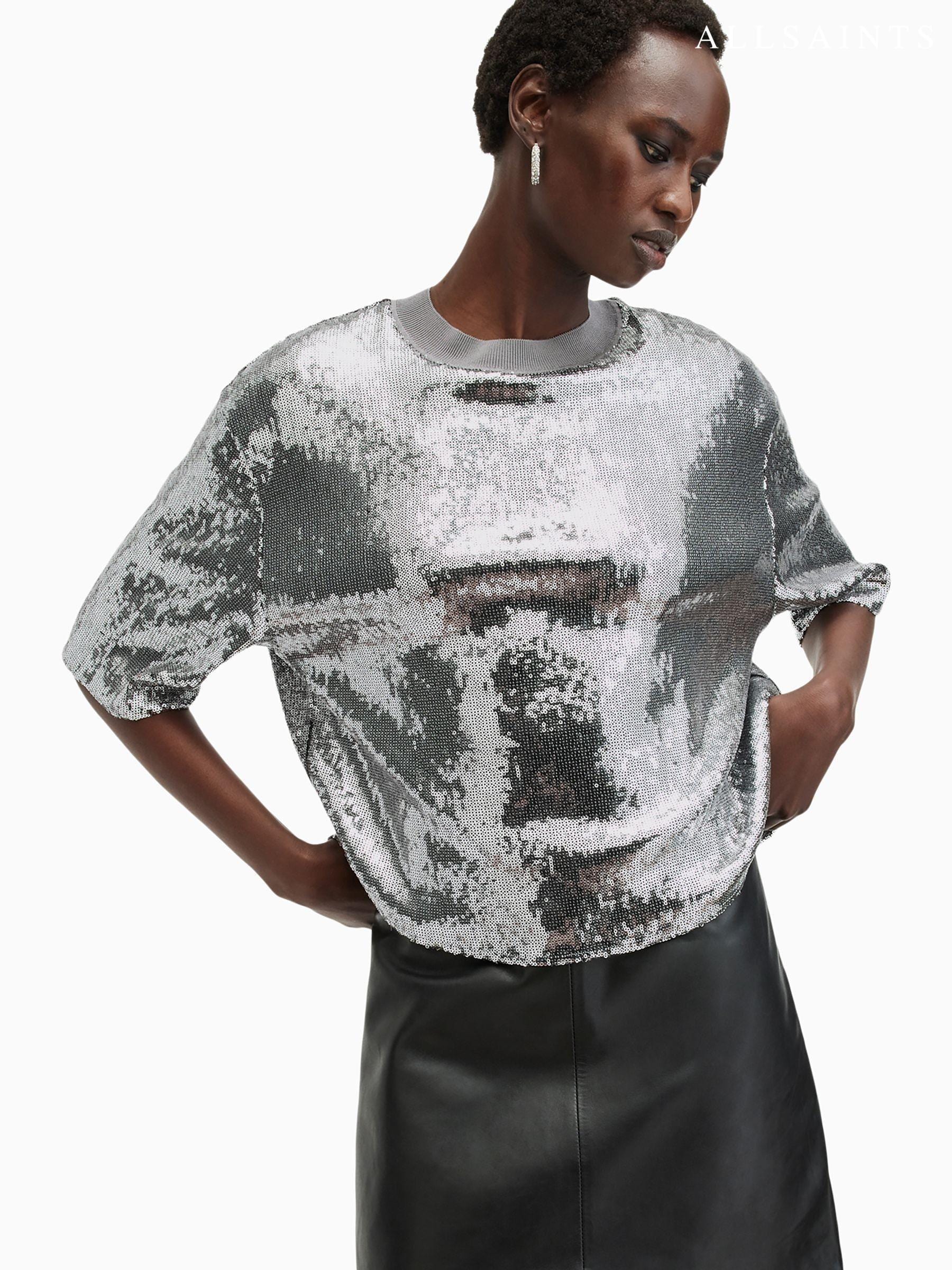 All saints sequin top cheap