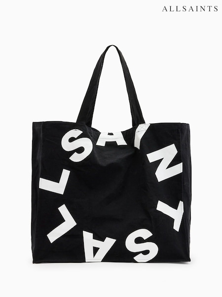 AllSaints Black Large Tierra Tote Bag (AE6667) | 223 QAR