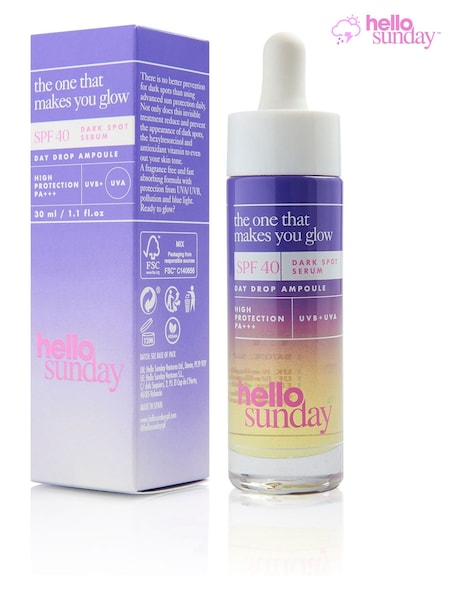 Hello Sunday The One That Makes You Glow Dark Spot Treatment Oil Serum SPF40 30ml (AE7055) | €34