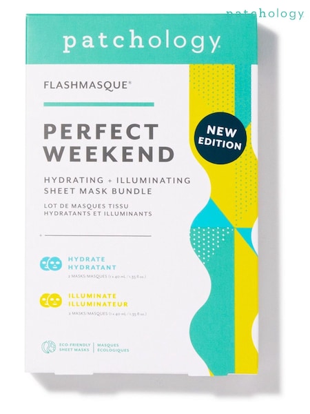 Patchology Perfect Weekend Hydrating + Illuminating Sheet Mask Bundle (AE7075) | €24.50